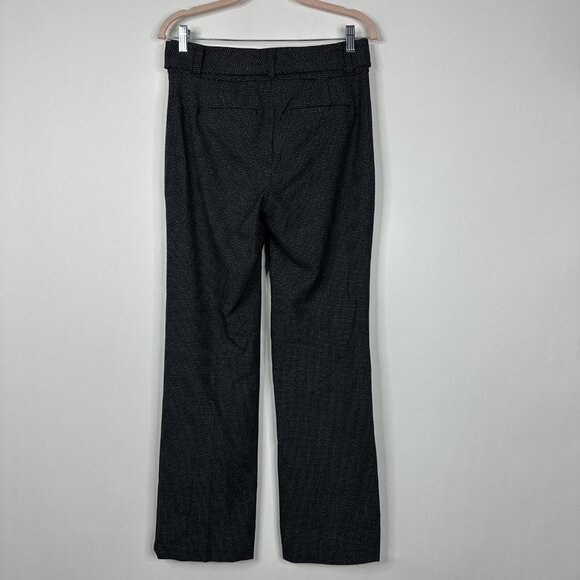 2/$30 White House Black Market The Boot Belted Checkered Trouser Gray 4 #A0746 - Picture 4 of 8